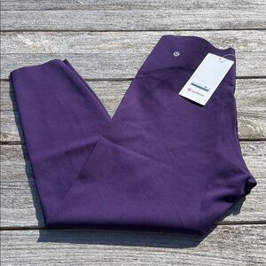 Lululemon Glow Up Super-High-Rise Tight 25" dark court purple size 14 NWT